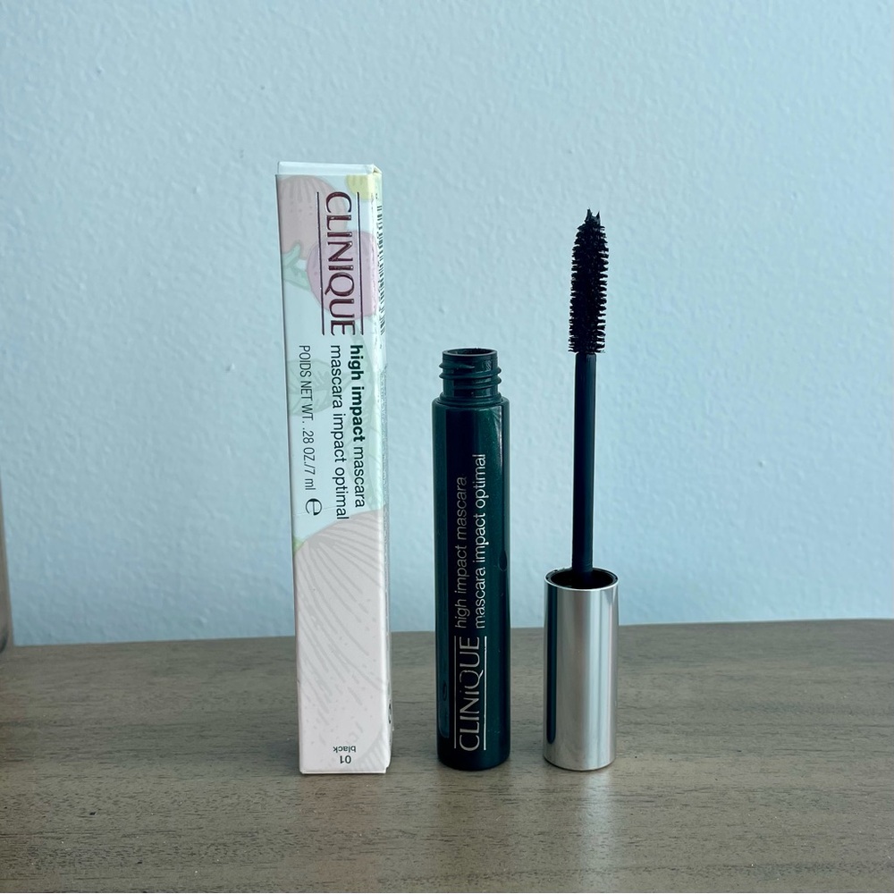 NWT Clinique High Impact Mascara - 01 Black, 0.28 fl oz/ 7 ml